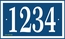 House Number Sign