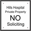 Personalized No Soliciting Sign or Property Policy Sign