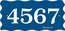 Address Sign with Scalloped Edges