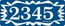 Address Sign with Folk Art Border