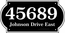 Home Address Sign With Two Lines