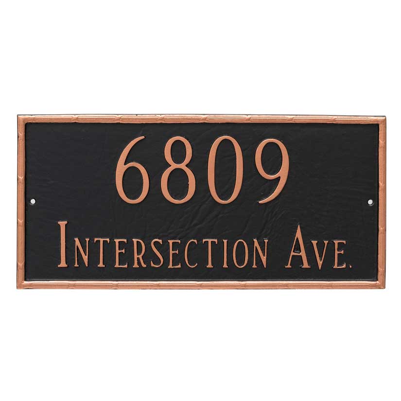Decorative Home Address Plaque With Two Lines - For Wall or Optional ...
