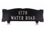 2 Line Mailbox Address Sign - Mailbox Topper Address Plaque