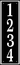 Vertical Address Plaque - Large House Number Address Sign
