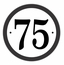 Round Address Sign For Up To 4 House Numbers