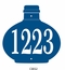 Bottle Shape Address Number Sign