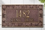 Address Plaque with Aspen Leaf Border