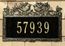 Address Plaque with Two Birds, Leaves, Branches, and Acorns - Wrens House Number Sign