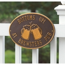 Personalized Beer Mugs Pub Plaque - Custom Metal Sign