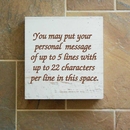 Personalized Blessing Wall Box Sign Customized with Your Own Saying - Hanging Wall Art or Tabletop Decor