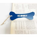 Personalized Bookmark Dog Bone