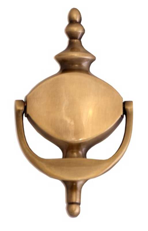 Custom Engraved Brass Door Knocker with Viewer