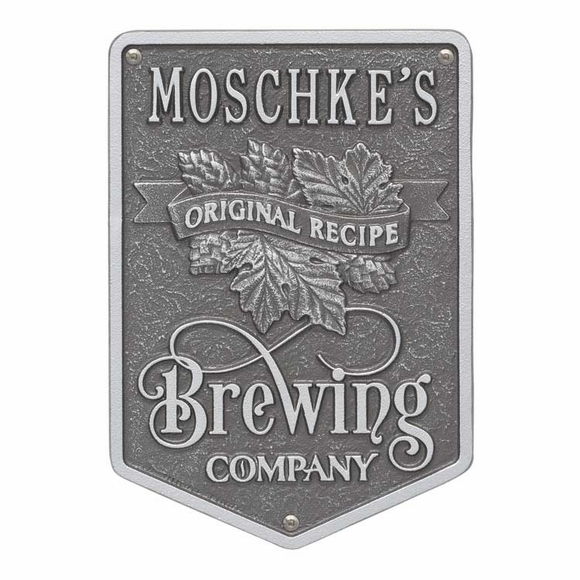 Personalized Brewing Company Plaque