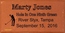 Engraved Sport Brick with Golf, Tennis, Baseball, Bowling, and other Sport Symbols