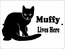Personalized Cat House Name Sign