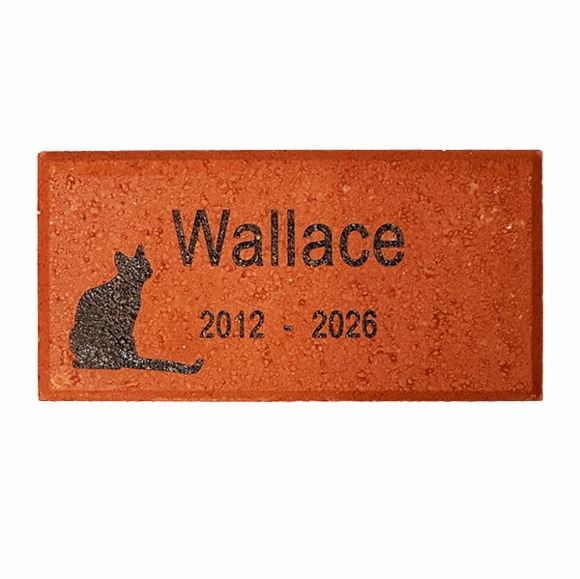 Personalized Cat Memorial Brick