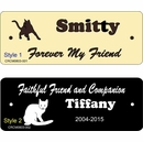 Personalized Cat Memorial Plaque