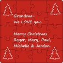 Personalized Christmas Jigsaw Puzle