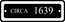 Personalized Circa Sign for Historic Home or Building