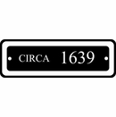 Personalized Circa Sign for Historic Home or Building
