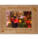 Personalized Custom Engraved Picture Frame for Christmas Photo