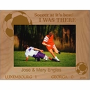 Personalized Custom Engraved Soccer Match Picture Frame