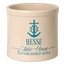 Personalized Stoneware Lake House Crock With Anchor, Name, and Established Year
