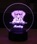 Personalized Dog Image Night Light or Table Decoration