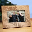 Personalized Engraved Family Name Picture Frame