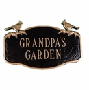 Personalized Garden Sign with Cardinals