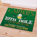 Personalized Golfers 19th Hole Doormat