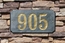 Granite Address Plaque with Extra Large Numbers