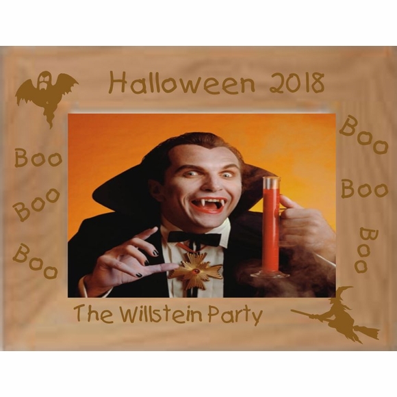 Personalized Halloween Party Picture Frame
