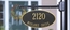 Two Sided Hanging Oval Address Sign