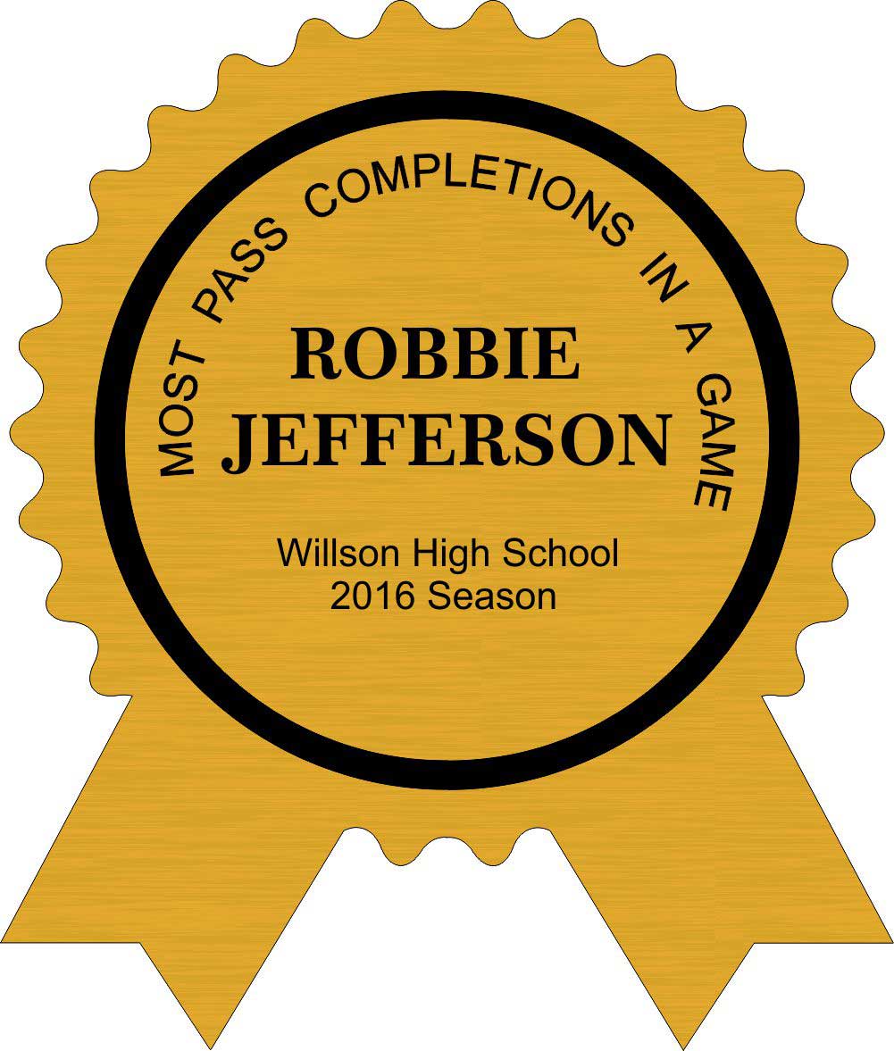 Personalized High School Award Plaque For Sports & Academic Teams