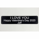 Personalized I Love You Wall Plaque