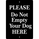 Personalized Keep Dog Off Lawn Sign - Your Custom Wording