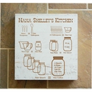 Personalized Kitchen Measurements Wall Box Sign For Chef or Anyone Who Loves To Cook - Hanging Art or Tabletop Display