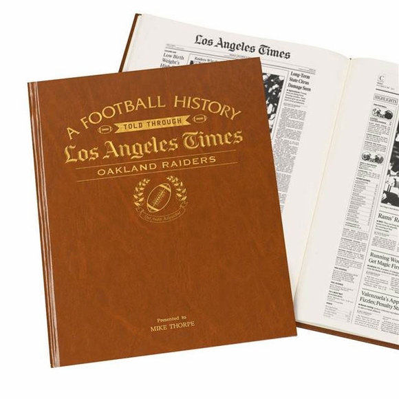 Personalized LA Times NFL Book Football Headlines and Articles