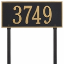 Personalized Large Address Plaque with Garden Stakes