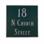 Large Square Address Sign - House Number Plaque