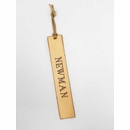 Personalized Leather Bookmark
