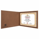 Personalized Leather Certificate Holder