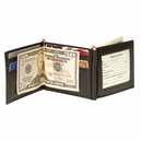 Personalized Leather Money Clip Wallet With Monogram or Name