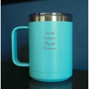 Personalized Left Handed Coffee Mug Stainless Steel With Lid