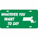 Personalized License Plate