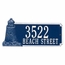 Lighthouse Address Sign - Custom House Number Plaque