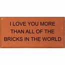 Personalized Love Message Brick