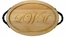 Engraved Cutting Board - Maple Wood with Iron Handles, Oval or Rectangle