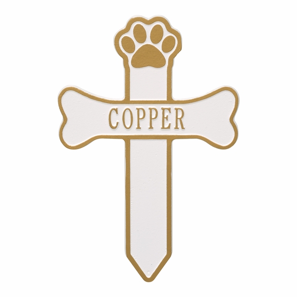 Personalized Memorial Cross for Pet Dog or Pet Puppy
